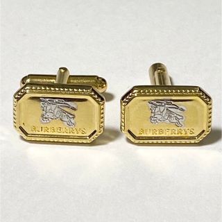 バーバリー(BURBERRY)の美品　レアデザイン　バーバリー　ビンテージ　カフス(カフリンクス)