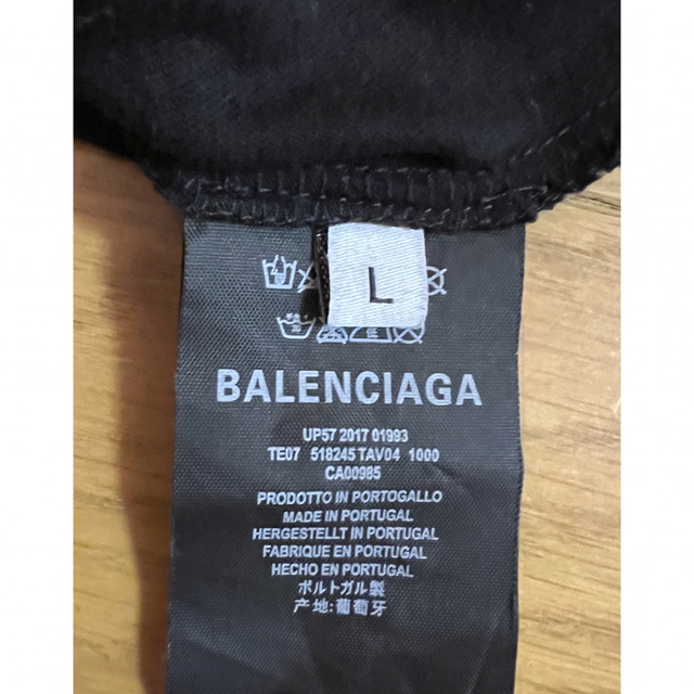 BALENCIAGA バレンシアガ　カットソー半袖　Lサイズ