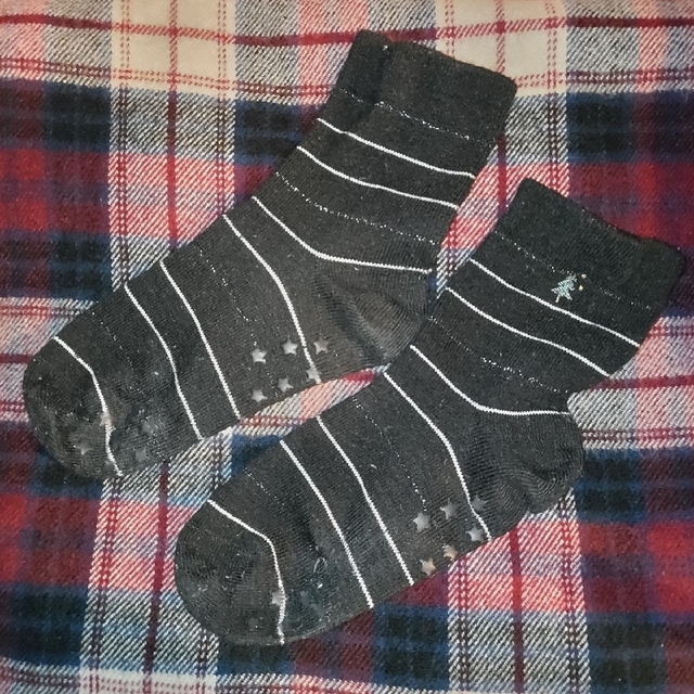 整理品 靴下 ブラック レディースのレッグウェア(ソックス)の商品写真