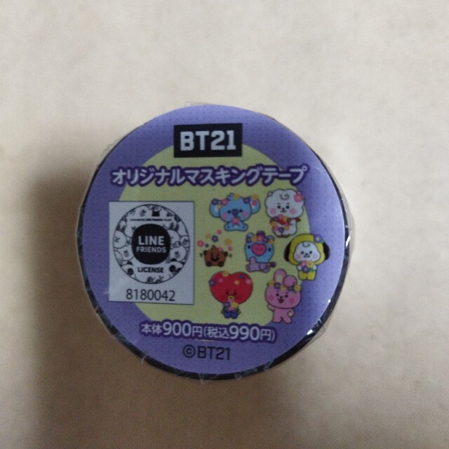 BT21(ビーティーイシビル)のBT21オリジナルマスキングテープ エンタメ/ホビーのおもちゃ/ぬいぐるみ(キャラクターグッズ)の商品写真