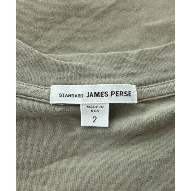 JAMES PERSE(ジェームスパース)のJAMES PERSE Tシャツ・カットソー 2(M位) グレーベージュ 【古着】【中古】 レディースのトップス(カットソー(半袖/袖なし))の商品写真