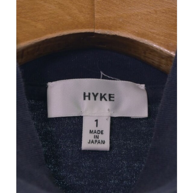 HYKE(ハイク)のHYKE ハイク Tシャツ・カットソー 1(S位) 紺 【古着】【中古】 レディースのトップス(カットソー(半袖/袖なし))の商品写真