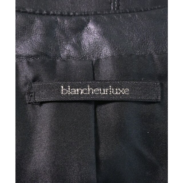 blancheurluxe ブランシュール ライダース 38(M位) 黒 2