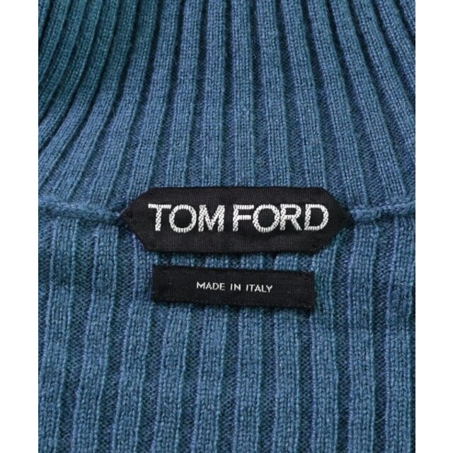 TOM FORD トムフォード ニット・セーター 44(S位) 青 【古着】【中古