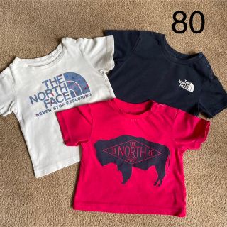 ザノースフェイス(THE NORTH FACE)のザノースフェイス　半袖Tシャツ　3枚セット　80cm(Ｔシャツ)