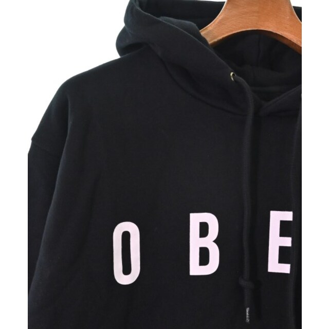 OBEY(オベイ)のOBEY オベイ パーカー M 黒 【古着】【中古】 メンズのトップス(パーカー)の商品写真