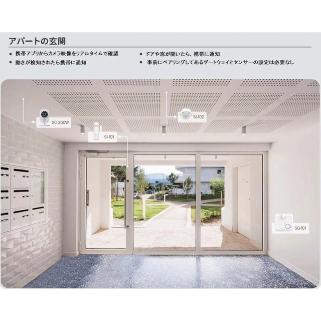 AirLive 防犯カメラ 人感センサー チャイム 5点 セットの通販 by *Ri