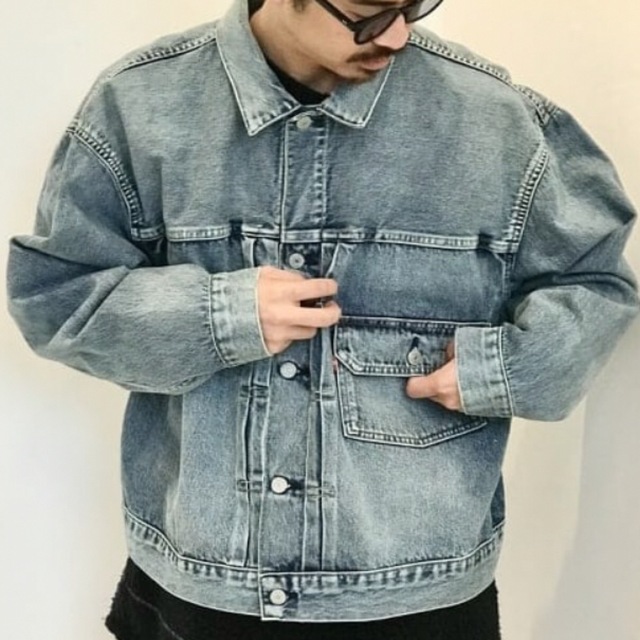 Levi's(R) × BEAMS 別注Super Wide Trucker メンズ ジャケット