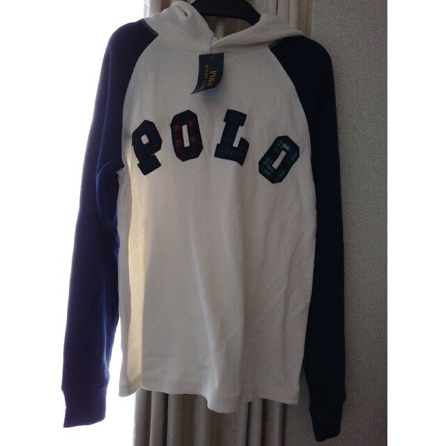 POLO RALPH LAUREN(ポロラルフローレン)の新品POLOチェックロゴパーカー160cmラルフローレン キッズ/ベビー/マタニティのキッズ服男の子用(90cm~)(その他)の商品写真