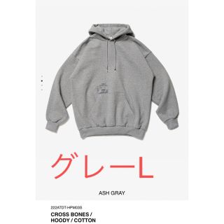 W)taps - Wtaps CROSS BONES/HOODY/COTTON グレーLの通販 by sup6612's ...