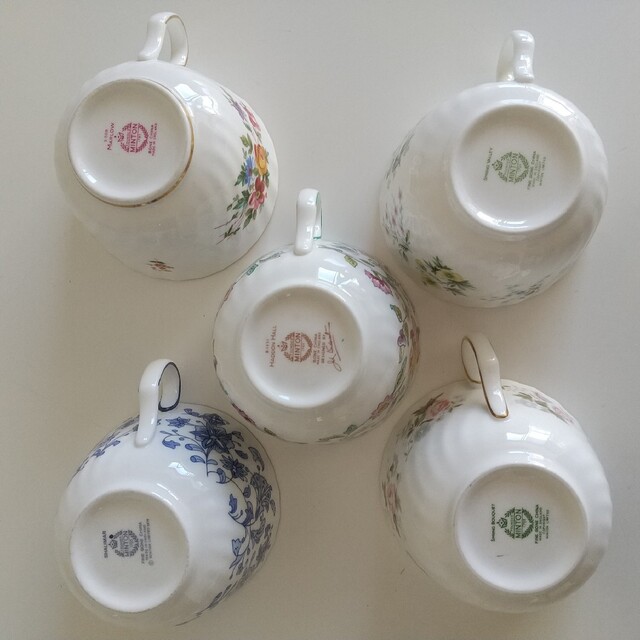 シルバーピーチ ミントン MINTON PERSIAN ROSE 4人用セット ポット