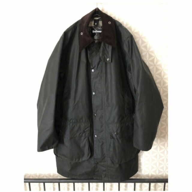 未使用Barbour Border Sage 38 バブアー ボーダー セージ