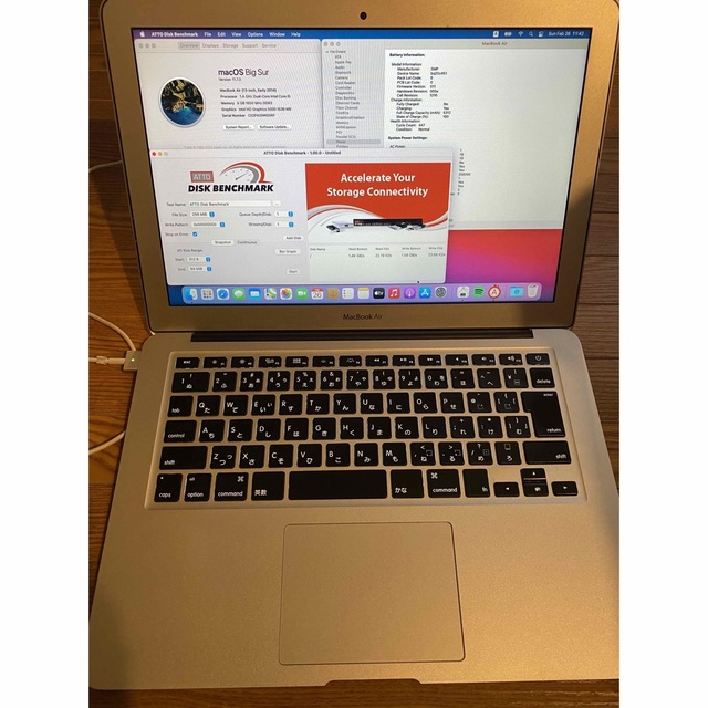 MacBook Air 13インチ 512GB core i5 動作確認済み