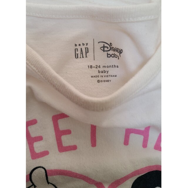 babyGAP(ベビーギャップ)のbabyGAP ベビー 女の子 長袖 ロンパース ミニーマウス 90cm キッズ/ベビー/マタニティのキッズ服女の子用(90cm~)(下着)の商品写真