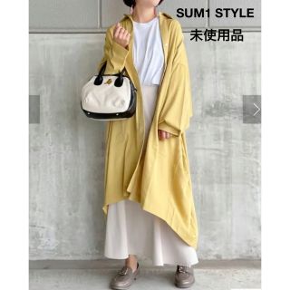 イアパピヨネ(ear PAPILLONNER)のSUM1 STYLE(スミスタイル)バックプリーツシャツワンピース(ロングワンピース/マキシワンピース)