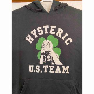 ヒステリックグラマー(HYSTERIC GLAMOUR)の正規店購入　HYSTERIC GLAMOUR  パーカー　ブラック(パーカー)