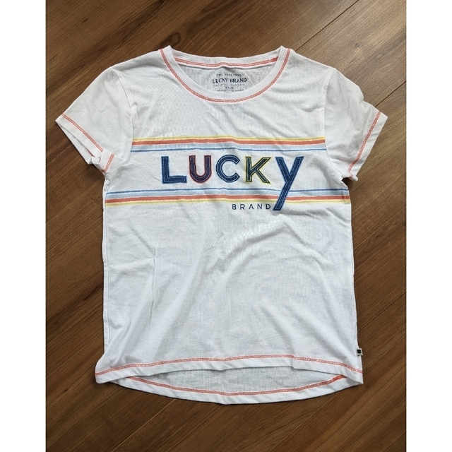 Lucky Brand(ラッキーブランド)の未使用☆ラッキーブランド　女の子　Tシャツ　150cm キッズ/ベビー/マタニティのキッズ服女の子用(90cm~)(Tシャツ/カットソー)の商品写真