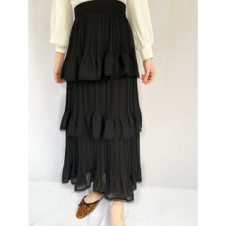 ベリーブレイン(Verybrain)のlong tiered skirt(ロングスカート)