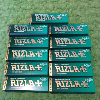 RIZLA リズラ ローリングペーパー グリーンシングル 60枚入 11パック(タバコグッズ)