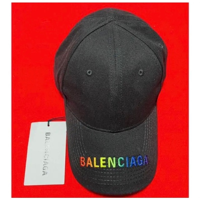 Balenciaga(バレンシアガ)のBALENCIAGA バレンシアガ　キャップ　ロゴ　帽子　ブラック　黒 メンズの帽子(キャップ)の商品写真