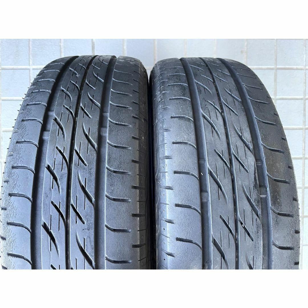 美品★軽自動車用タイヤセット★ホワイト★165/55R15　5分山 送料込み1 4