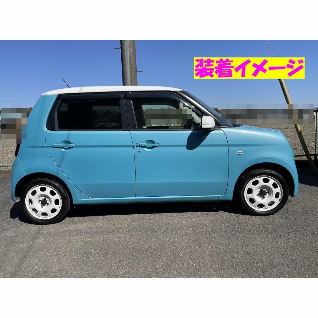 美品★軽自動車用タイヤセット★ホワイト★165/55R15　5分山 送料込み1 6