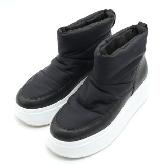 アッシュ(ASH)のアッシュ ショートブーツ Maxi Puffy Boots ハイカットスニーカー プラットフォーム 厚底 シューズ 靴 レディース 39サイズ ブラック ASH(ブーツ)