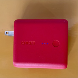 アンカー(Anker)のAnker PowerCore Fusion 5000 モバイルバッテリー　赤(バッテリー/充電器)