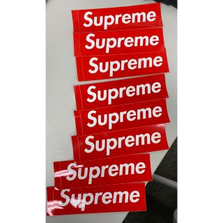 シュプリーム(Supreme)のシュプリームステッカー、Supreme 新品8枚。(ステッカー)