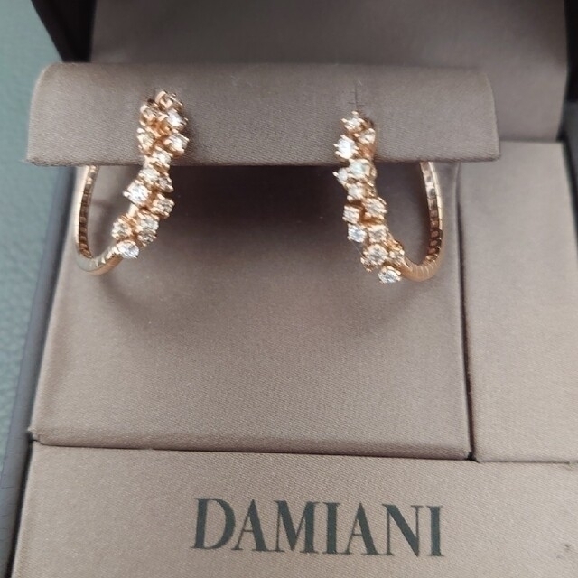 ファッションの Damiani - ブラウンダイヤモンドフープピアス さくさく ...