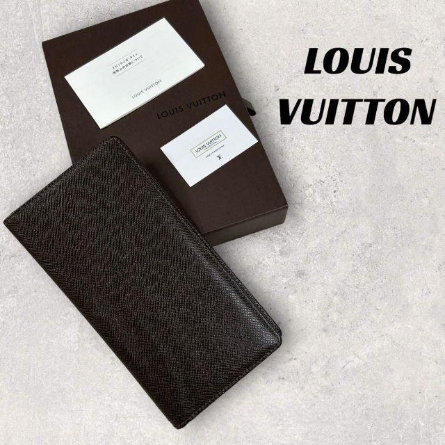 良品】LOUISVUITTON タイガ 長財布 ダークブラウン online shop 8466円