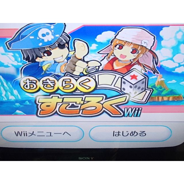 22603 Wii 本体 内蔵ソフト7本 VC おきらくスロットカー　ポケモン