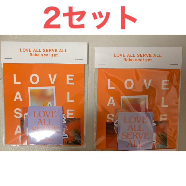 【2セット】藤井風 flake seal set (シールセット) エンタメ/ホビーのタレントグッズ(ミュージシャン)の商品写真