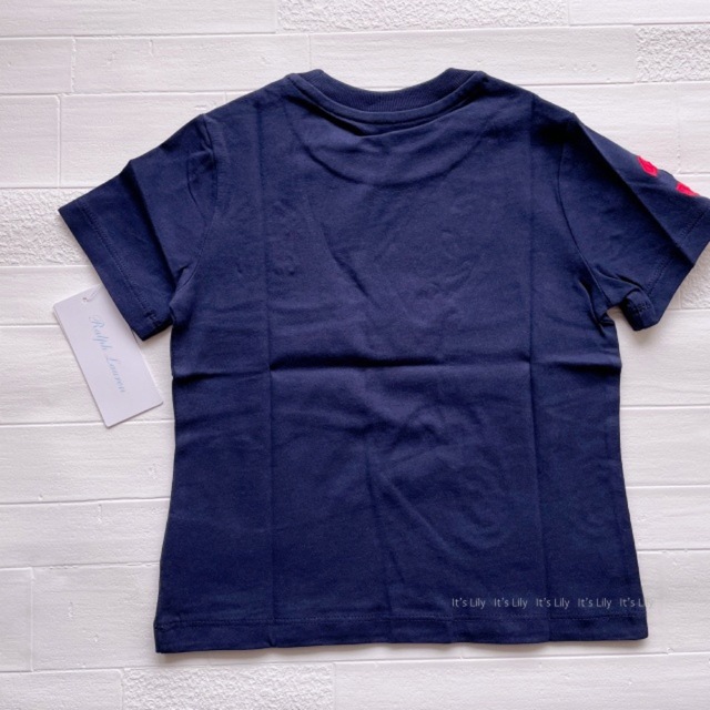 Ralph Lauren(ラルフローレン)の12m80cm   ラルフローレン  半袖　紺 BP キッズ/ベビー/マタニティのベビー服(~85cm)(Ｔシャツ)の商品写真