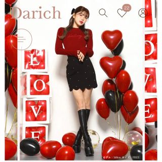 ダーリッチ(Darich)の完売品 スカラップパールミニスカート(ミニスカート)