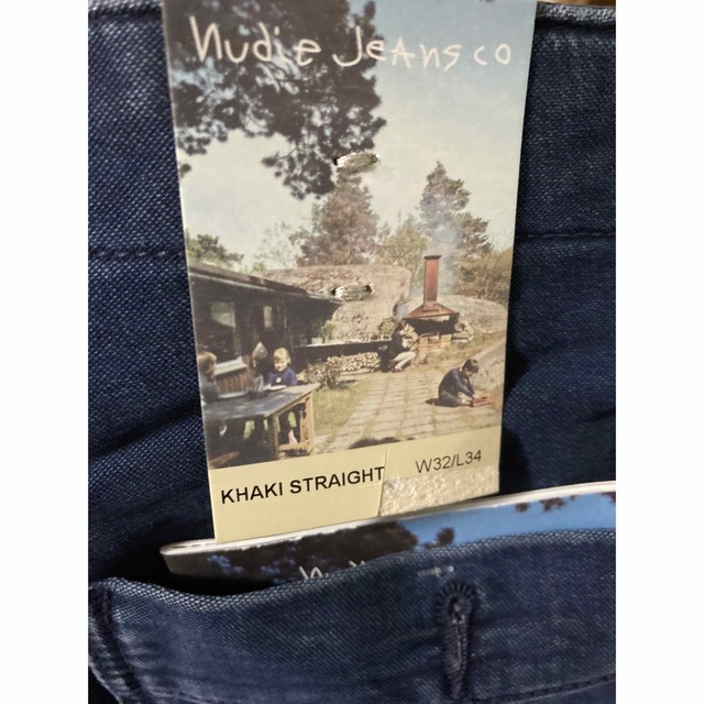 Nudie Jeans(ヌーディジーンズ)の【定価3万】NUDIE JEANS KHAKI STRAIGHT 32インチ メンズのパンツ(チノパン)の商品写真