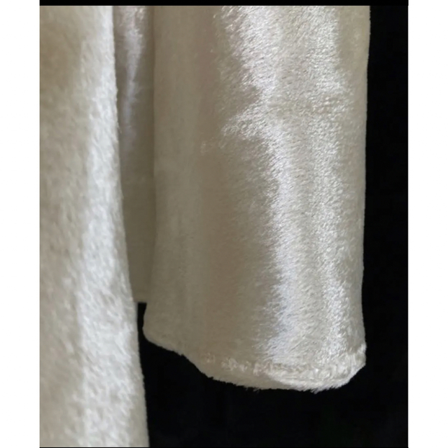 【ENOF】velvet long skirt オフホワイト/Mサイズ レディースのスカート(ロングスカート)の商品写真