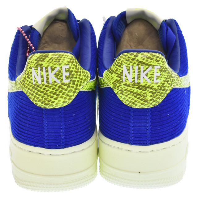 NIKE(ナイキ)のNIKE ナイキ ×OLIVIA KIM オリヴィアキム WMNS AIR FORCE 1 LOW NO COVER COLLECTION ウィメンズ エアフォースワン コーデュロイローカットスニーカー US10.5 CK3314-400 メンズの靴/シューズ(スニーカー)の商品写真