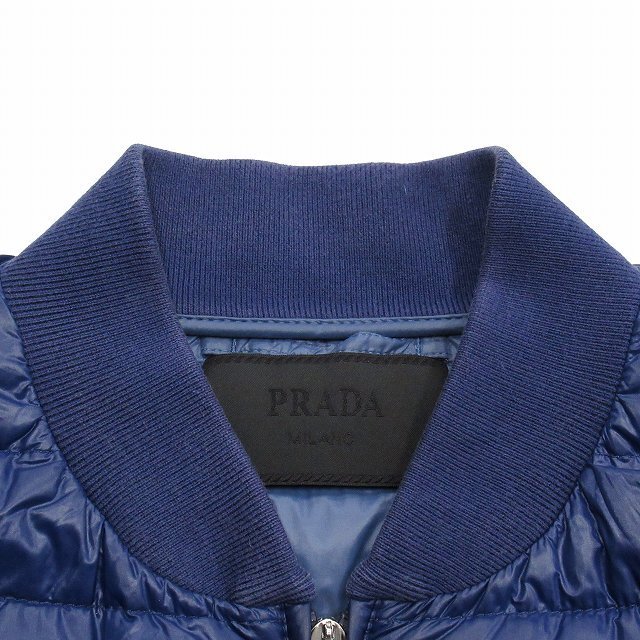 18ss プラダ PRADA ダウン ジャケット ブルゾン 三角ロゴプレート