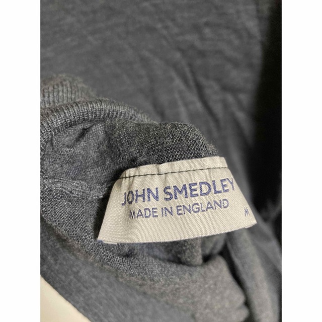 51014● JOHN SMEDLEY ウール タートルネック ニット M