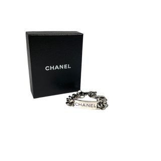 シャネル(CHANEL)の[USED/中古]CHANEL シャネル ブレスレット ブレスレット 極太 喜平 シャネルロゴ ヴィンテージ シルバー 96P 中古 tdc-004920-4e(ブレスレット/バングル)