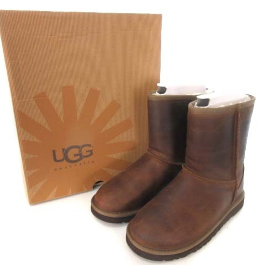 UGG(アグ)のアグ オーストラリア クラシックショート ブーツ ムートン 茶 US4 22.5 レディースの靴/シューズ(ブーツ)の商品写真