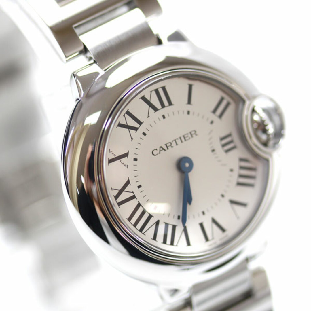 CARTIER カルティエ バロン ブルーSM 腕時計 電池式 W69010Z4 レディース