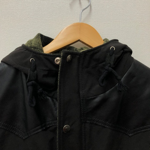 □□Schott ショット メンズ衣料 ジャケット　LEATHER YOKE MOUNTAIN JACKET　 SIZE M  7249 ブラック