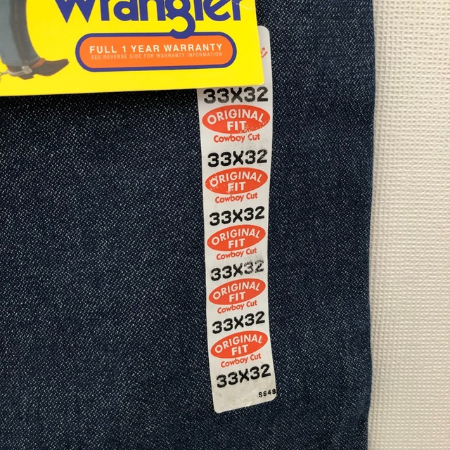 □□Wrangler ラングラ メンズ衣料 ジーンズ 13MWZ 　SIZE W33×L32 インディゴ