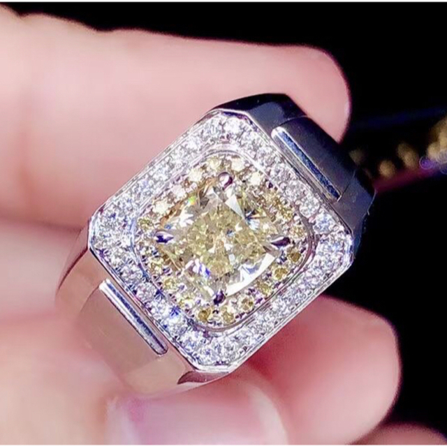 天然  ダイヤモンド   リング 1.01ctk18 ¥ メンズのアクセサリー(リング(指輪))の商品写真