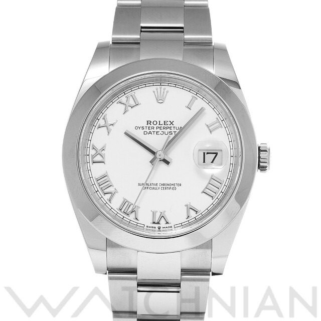 低価格 ROLEX 腕時計 メンズ ホワイト ランダムシリアル 126300 ROLEX ロレックス 未使用品 - 腕時計(アナログ)