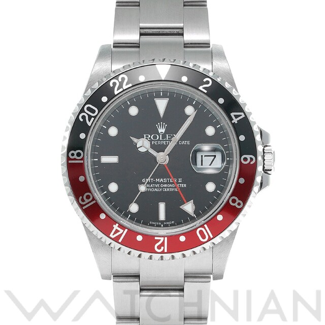 ROLEX - 中古 ロレックス ROLEX 16710 D番(2005年頃製造) ブラック メンズ 腕時計