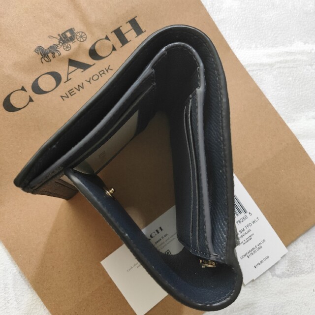 COACH(コーチ)の新作★COACH コーチ 三つ折り コンパクト ウォレット ミニ財布 グリーン レディースのファッション小物(財布)の商品写真