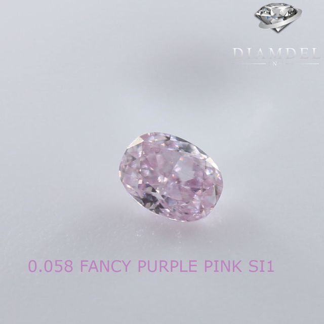 ピンクダイヤモンドルース/ F.PURPLE PINK/ 0.058 ct.